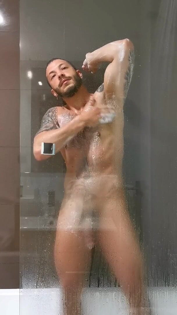John Brachalli: John in the shower