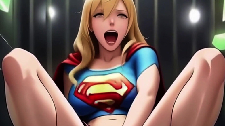 Spicy Toons: Supergirl viene scopata in una gangbang e penetrata con la...