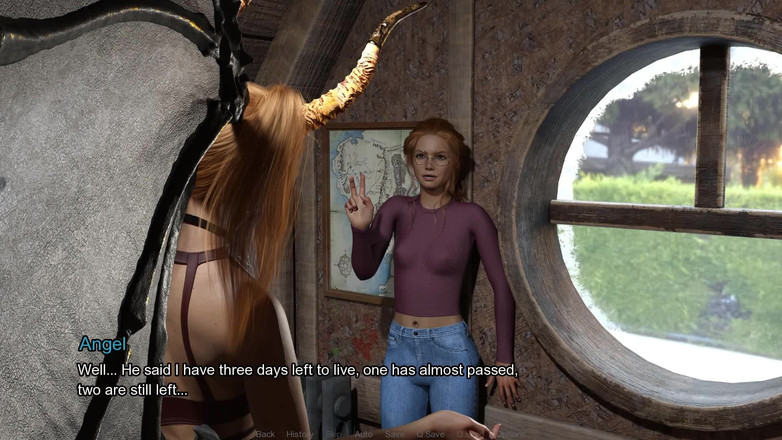 Futavision: Cinta Angel: Awek comel dalam perjalanan untuk mengubah dirinya ke...