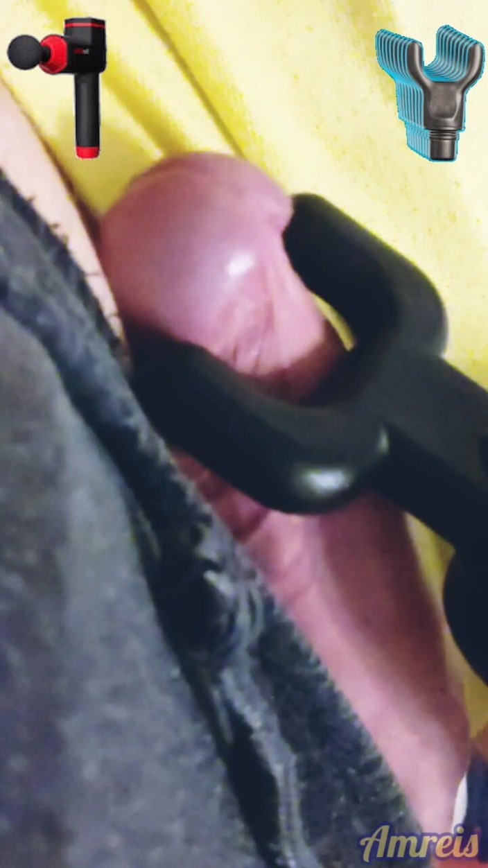 Amreis: Massage Gun Pleasure. Slowmo Vibration.