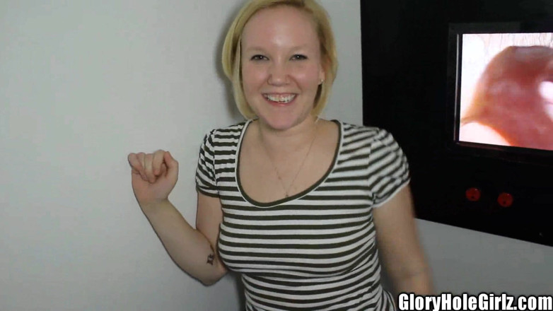 Glory Hole Girlz: Geschwollene nippel, schwarzer schwanz lutscht, ficken, gloryhole, blonde schlampe, gesichtsbesamung,...