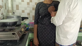 Housewife Hot Fucking Romance in Kitchen
