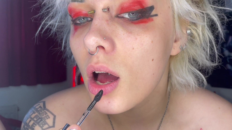 Glitterqueen1999: Boquete namorado aniversário desleixado garganta profunda cuspe
