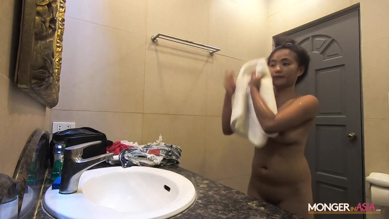 Monger In Asia: Big-titted Asian teen knocked up by well-hung foreigner