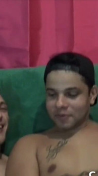 Slut Creampied by His Friend Big Dick
