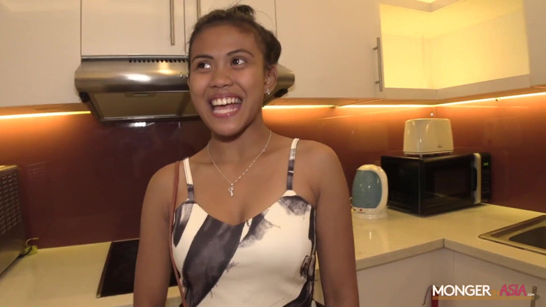 Monger In Asia: Cute bubbly Asian teen creampied at job interview