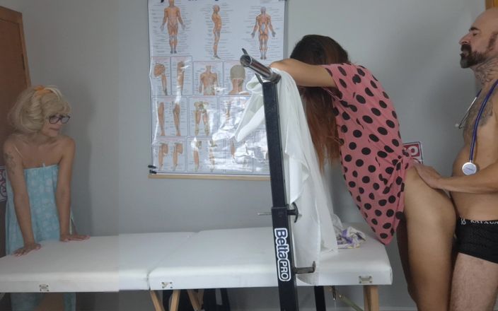 ksalnovinhos: 継母は初めて継娘を偽の婦人科医に連れて行きます!