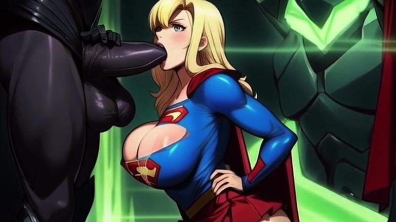 Spicy Toons: Супердевушка все еще действительно в БДСМ....
