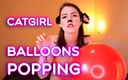 Stacy Moon: Kitty älskar att poppa ballonger