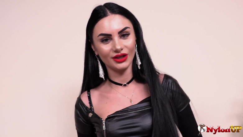 FootFetish Girls With Sex Toys and Nylons: Dazzlingly Beautiful Goddess Ambra Likes Edging You