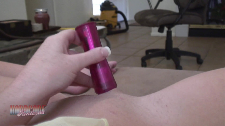 Fantasy Hardcore: Abbie tries out her new pink vibrating sex toy