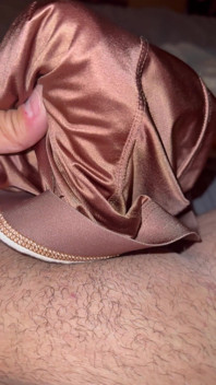 Culotte en satin brun
