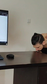 Pussy Humping on My Step Stepbrother Desk After Cumshot Get This New Video! Thank You!
