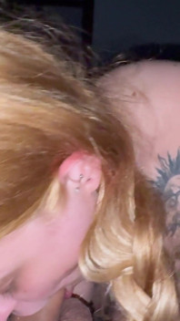 I Spit in the Hot Blonde's Face and Came on Her Pussy