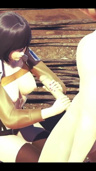 On titans Hentai - mikasa fa una sega con la sborra in faccia e usa un dildo - manga anime giapponese asiatico gioco porno