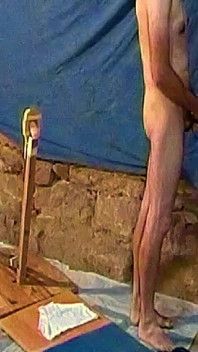 Fleshligt Pussy Stand Neuken Masturbatie Met Stille Orgasme