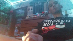 KingSpade: 정액 폭포가 될 때까지 올가미 자지를 쓰다듬는 동안 내 공을 짜내