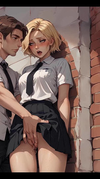 College of Mysteria: Blondie traci dziewictwo przez bardzo dużego grubego kutasa w college'u - odcinek 2