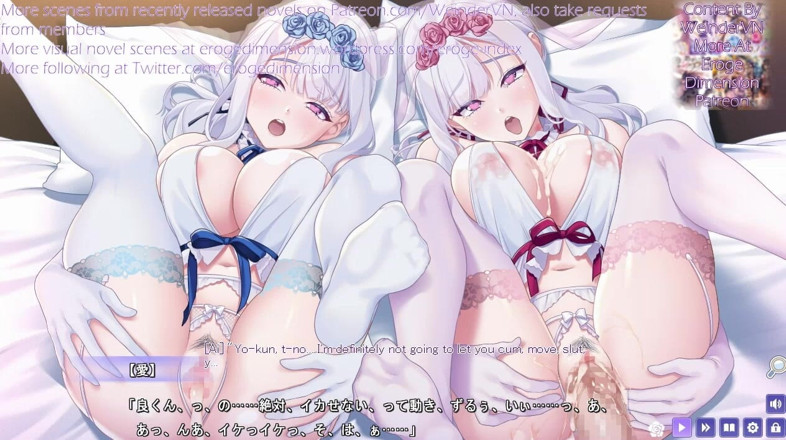 Eroge Dimension: Non riesco a vedere attraverso la scena d'amore dei gemelli5-8