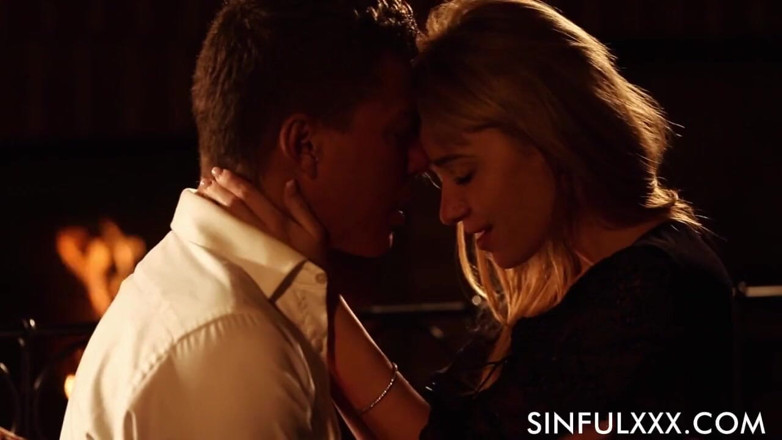 Sinfulxxx: Romantic fire place sex by SinfulXXX