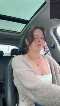 Cumming in a Tim Hortons Drive Thru!
