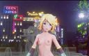 Mmd anime girls: Tarian seksi gadis anime mmd r-18 (klip 97)