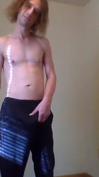 Mtf Aroused in Only Track Pants