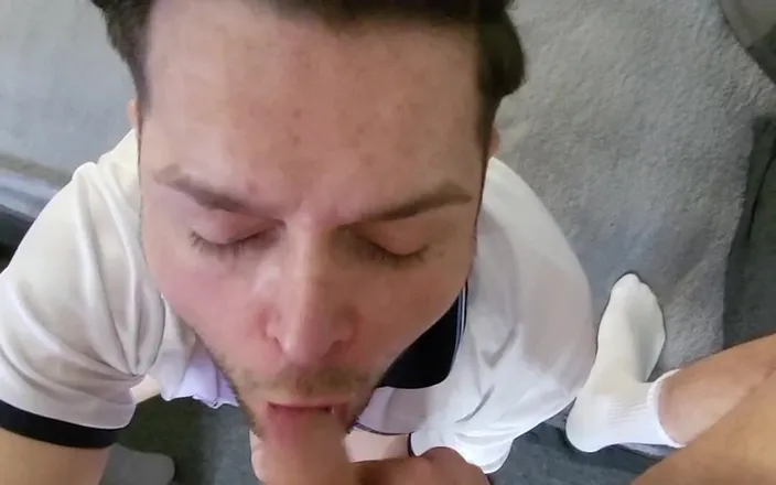 Twotwinkhusbands: Getting My Hung Cock Sucked After Practice