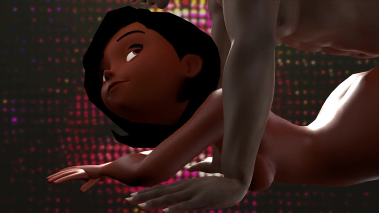 Back Alley Toonz: Bone prone all night ebony big butt fucking