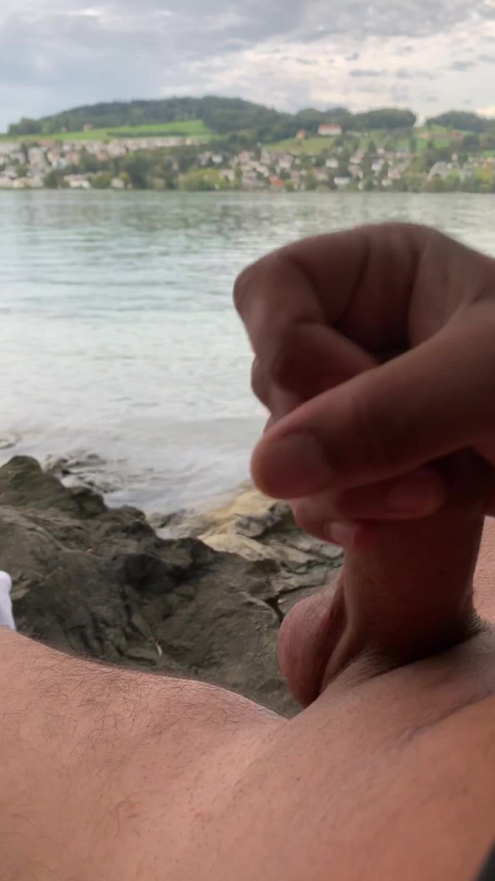 Jake vandall: Young Solo Jerk at Lake