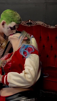 Harleyquinn & Joker Sensual Rough Fuck