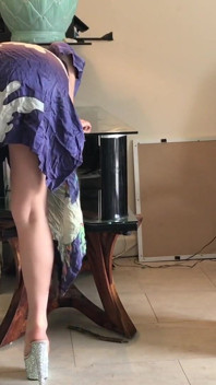 Stepmom gets stuck while sneaking out