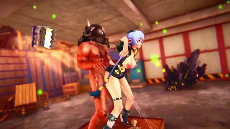 NSFWOtaku: Zenless zone zero - Yidhari และ Lucia Wild ฉากเย็ดกลุ่ม - แอนิเมชั่นเฮนไต 3 มิติ