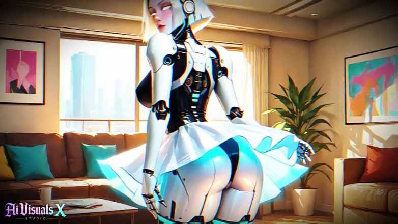 AI Visuals X: Váš nový sex Android je připraven (vygenerováno ai)