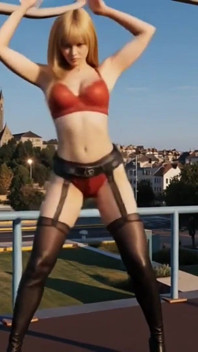 Lulu Dancing on Stage Beginning Ai Generation of Previous Video