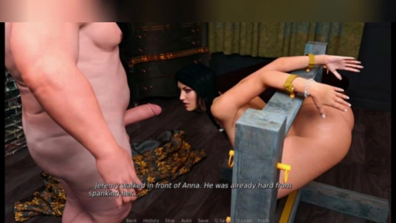 3DXXXTEEN2 Cartoon: Анна слухняно слухається свого бажання. 3d порно мультиплікаційний секс
