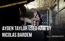Fetish bareback party in backroom: Ayden Taylor używany przez Nicolasa Bardema