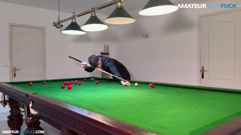 Amateur Guys Fuck: Enjoy Watching Me Shove the Pool Balls up My Buddy’s...