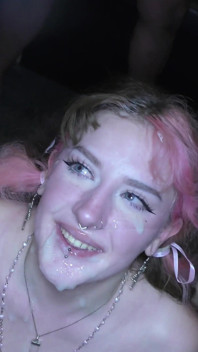 This Adorable Teen Girl From the UK Is Prepared for Her Cum Shower