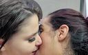 MF Video Brazil: 女同3次亲吻女郎