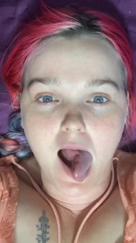 Long Tongue Swirling, Licking, Sucking at You