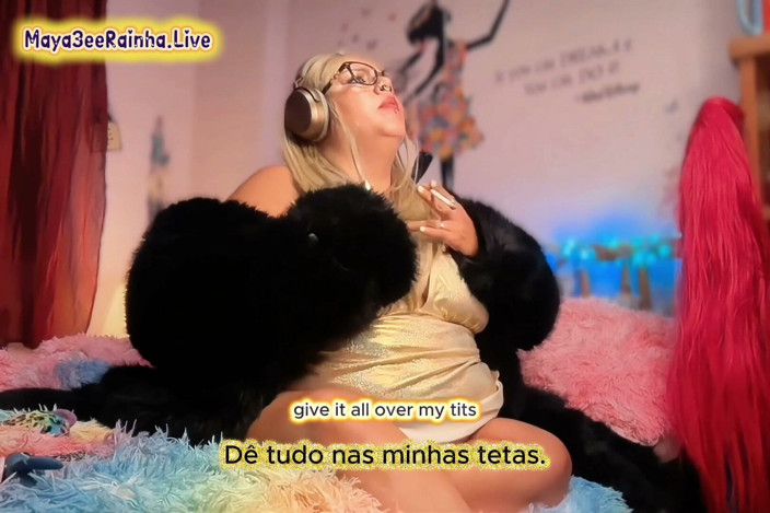 Goddess Maya3ee Rainha: Caliente instrucciones de paja con diosa brasileña milf grandota en...
