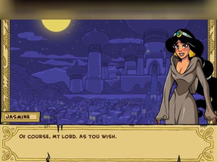 3DXXXTEEN2 Cartoon: Jasmine apprend à n'avoir aucune honte. Dessin animé porno en 3D, sexe