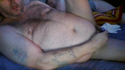 Sissy Lola Casadines lair: Toy in ass and one on cock.