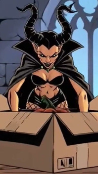 Maleficent's Dirty Feet - experimentální kreslený foot fetiš