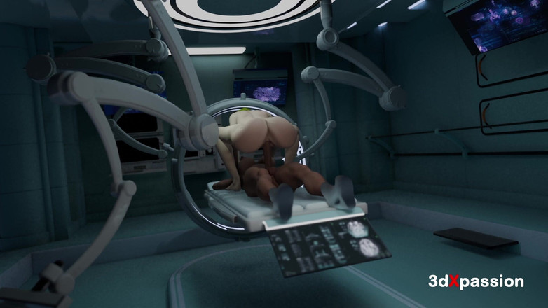 3dxpassion-transgender: Cryolab Secrets - 18letá kráska Yuna jezdí v cowgirl, bere zezadu a...