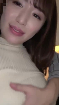 Internet Hook-up: a Big-tit Wife, Shaved Pussy Rubbing Close-up 1