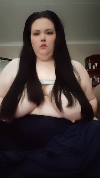Asmr Playing with Long Hair and Huge Tits