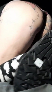 Gay pierced and tattoo butthole