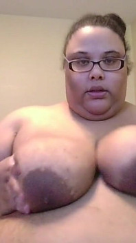 Playing with My Tits and Sucking My Dildo